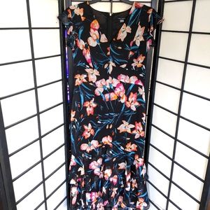 Mid length Tommy Hilfiger flutter sleeve dress